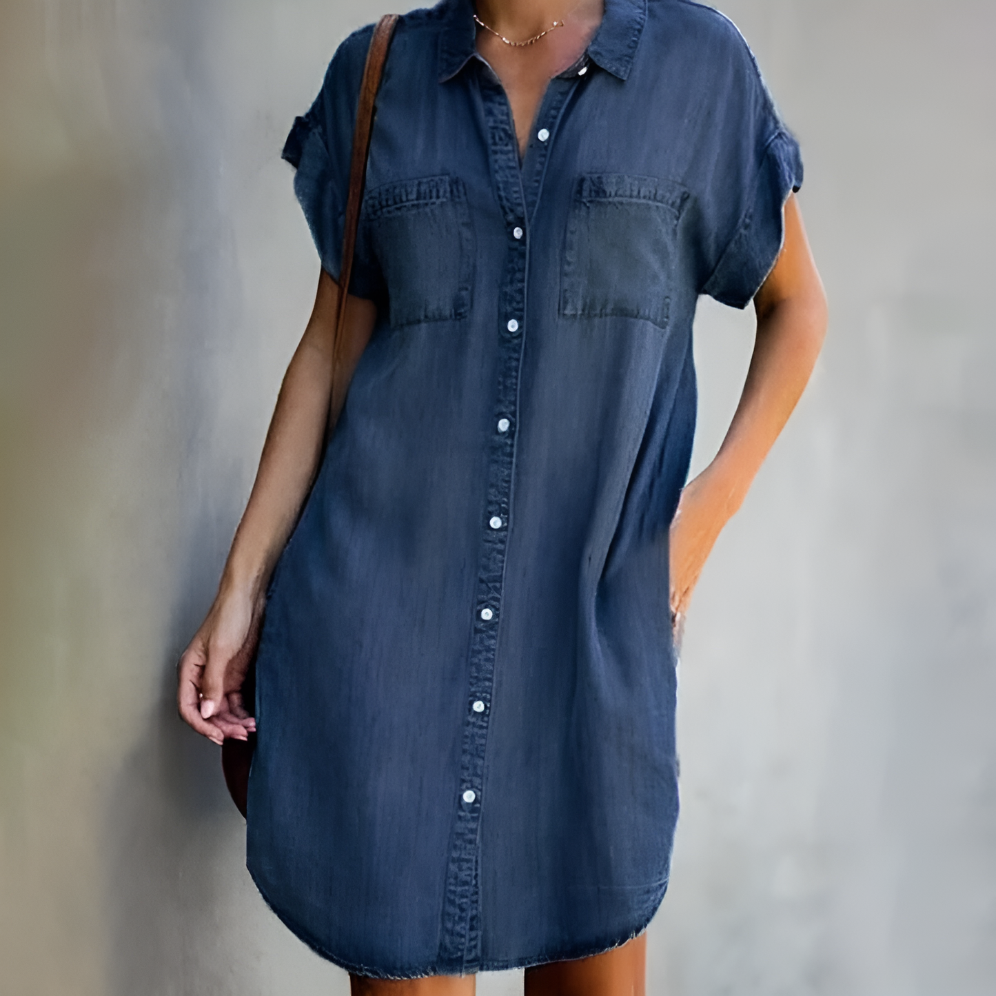 Oversized Shirt Dress