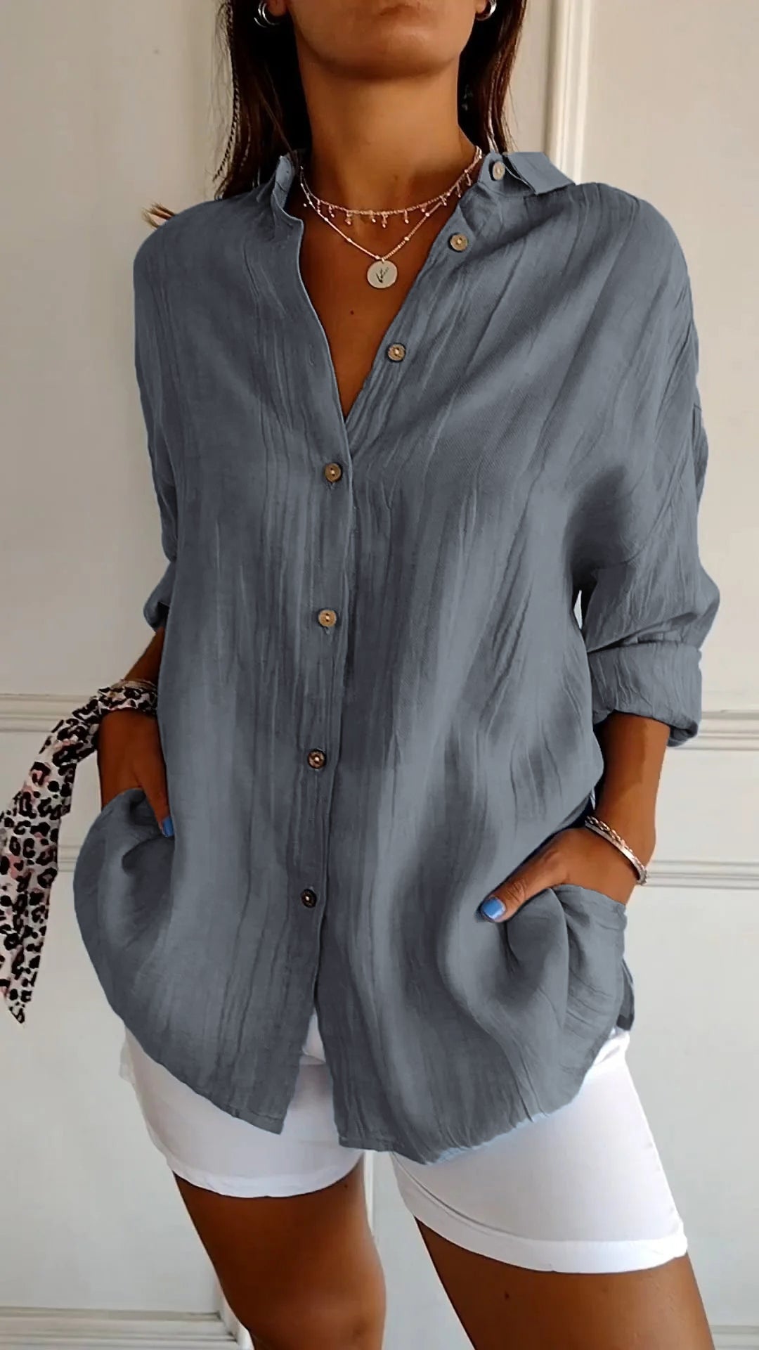 Elegant Oversized Blouse