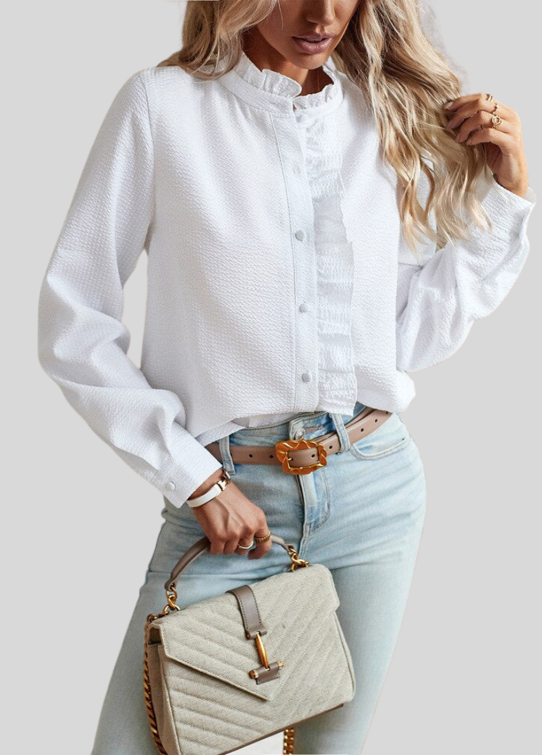 Elegant Ruffle Blouse