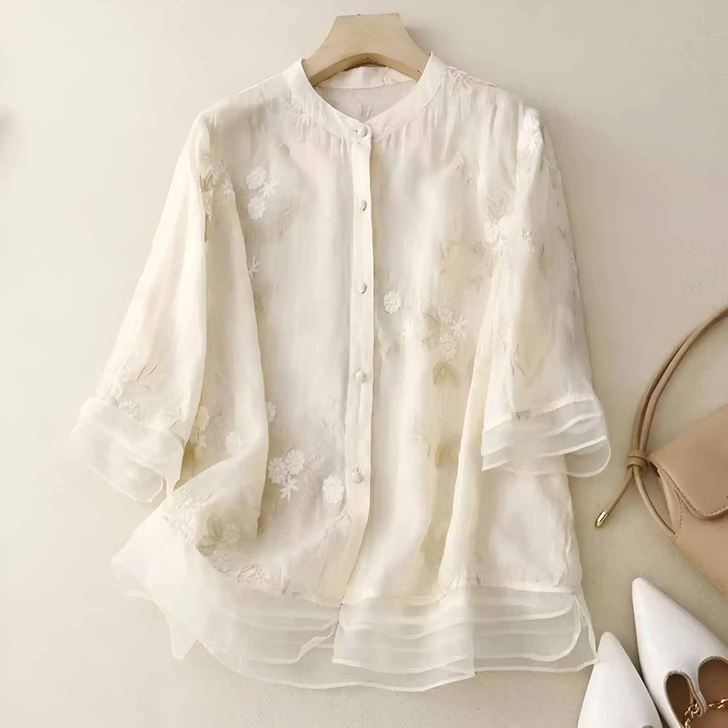 Floral Button Blouse