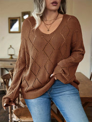 Brown Knit Sweater