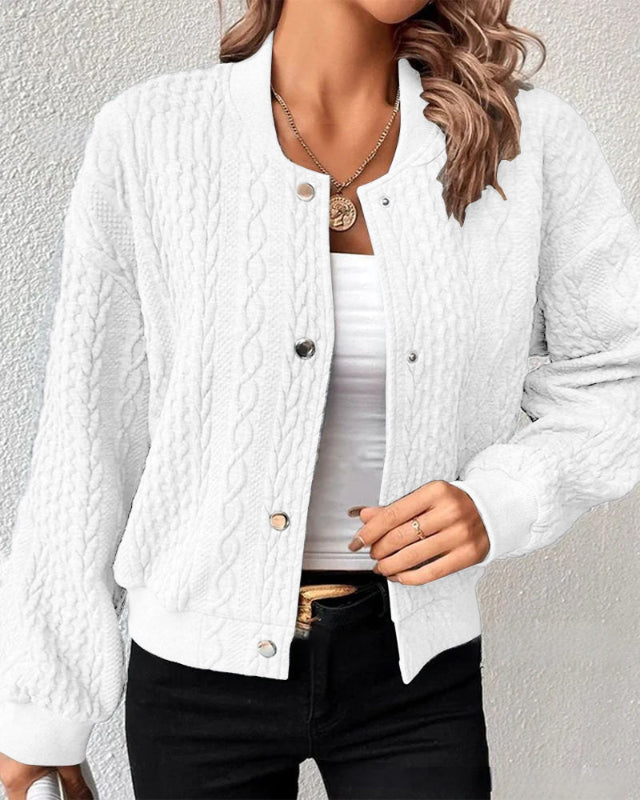 Ribbed Knitted Cardigan