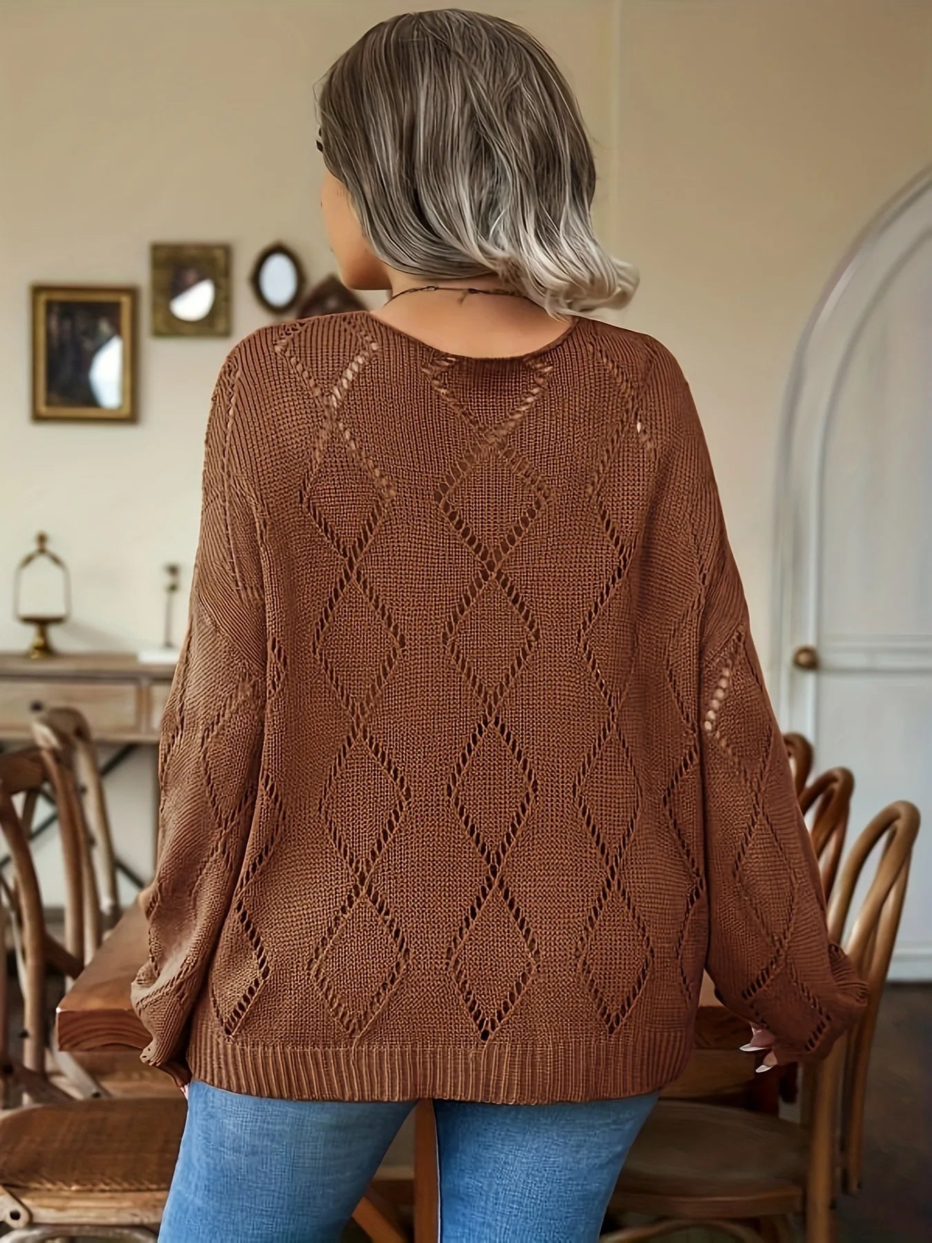 Brown Knit Sweater