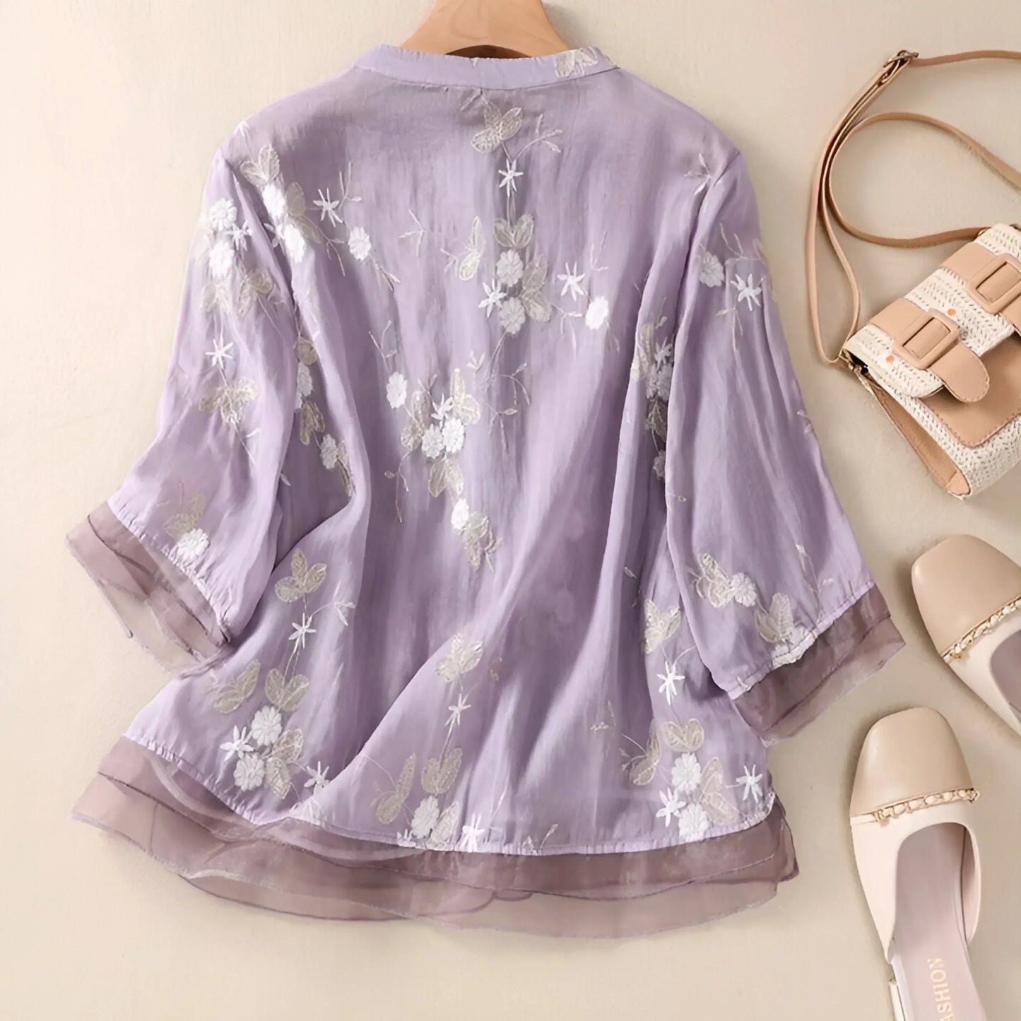 Floral Button Blouse