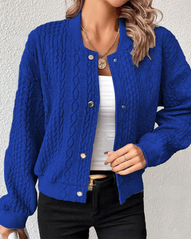 Ribbed Knitted Cardigan