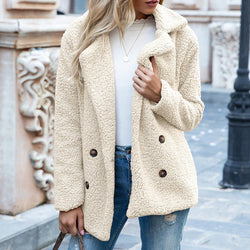 Chic Lapel Collar Jacket