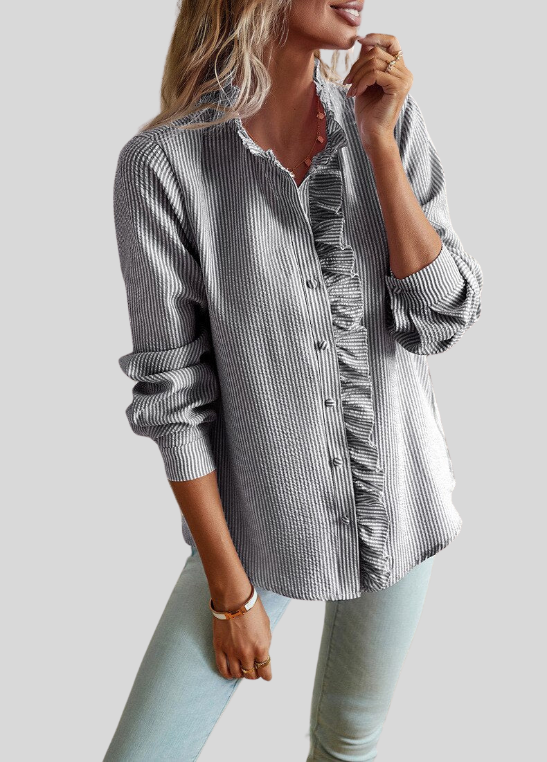 Elegant Ruffle Blouse