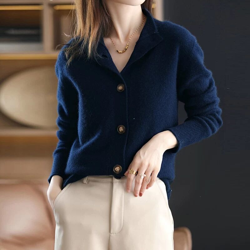 Button Up Knit Cardigan