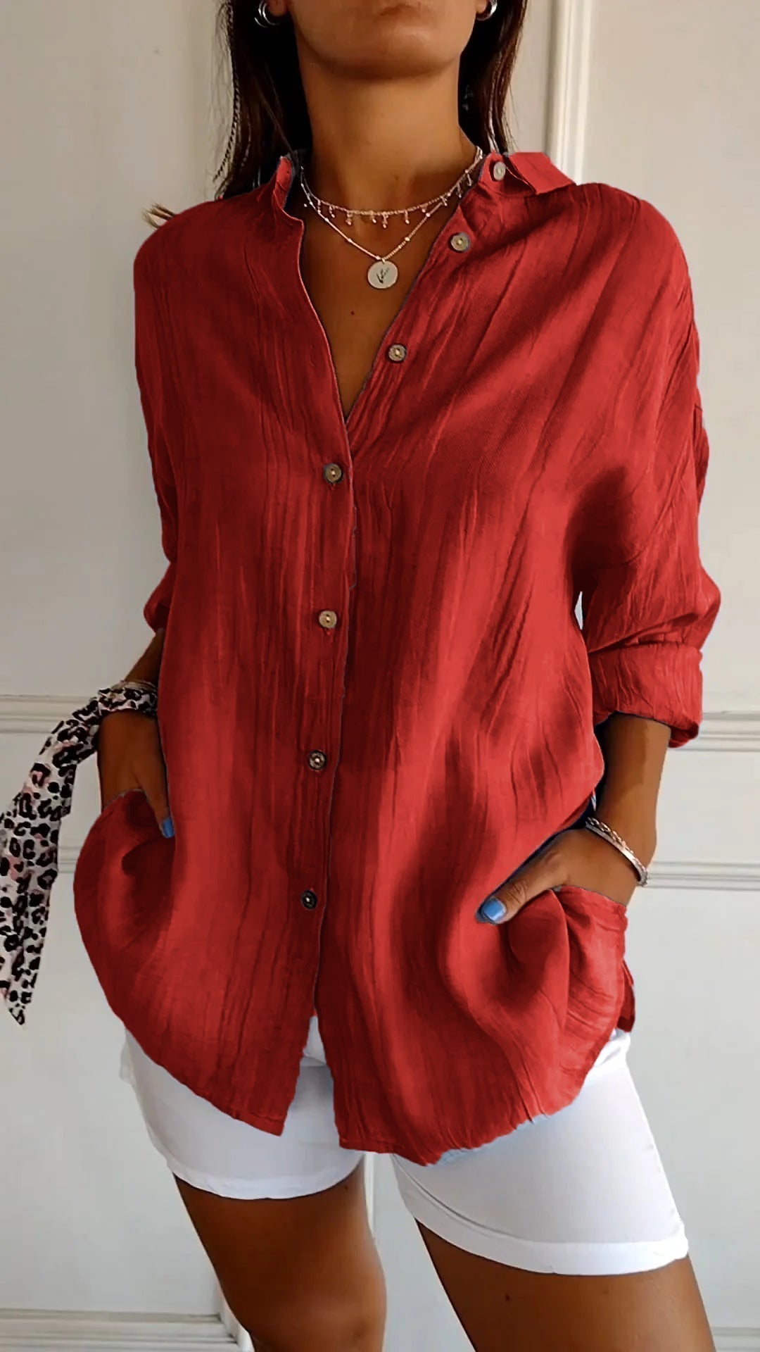 Elegant Oversized Blouse