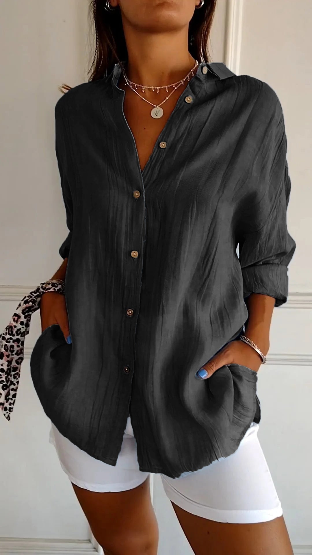 Elegant Oversized Blouse