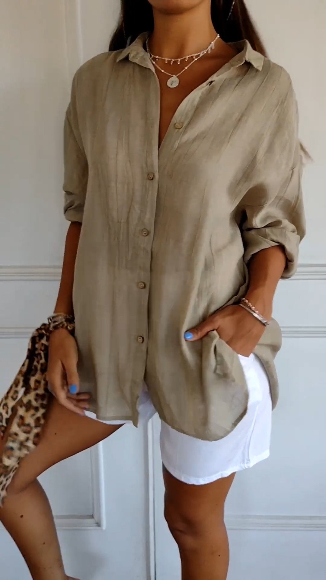 Elegant Oversized Blouse