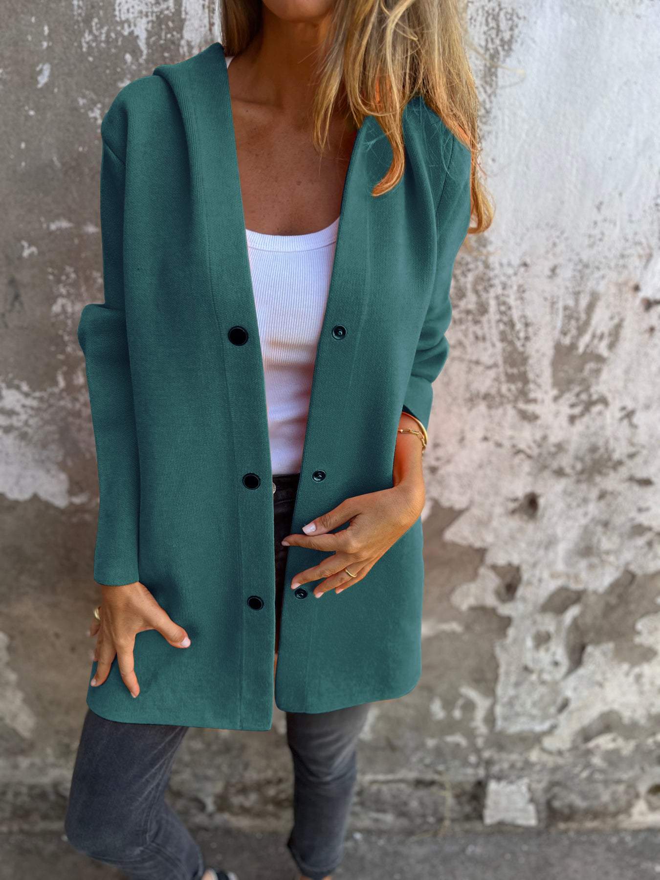 Classic Hooded Blazer