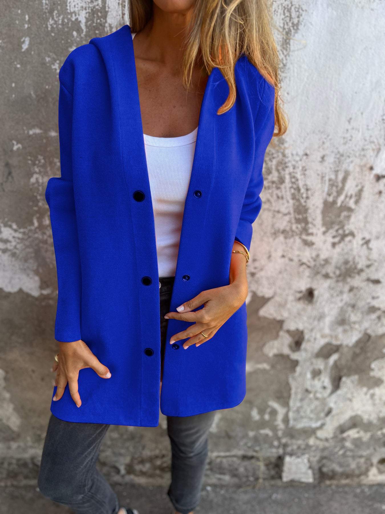 Classic Hooded Blazer