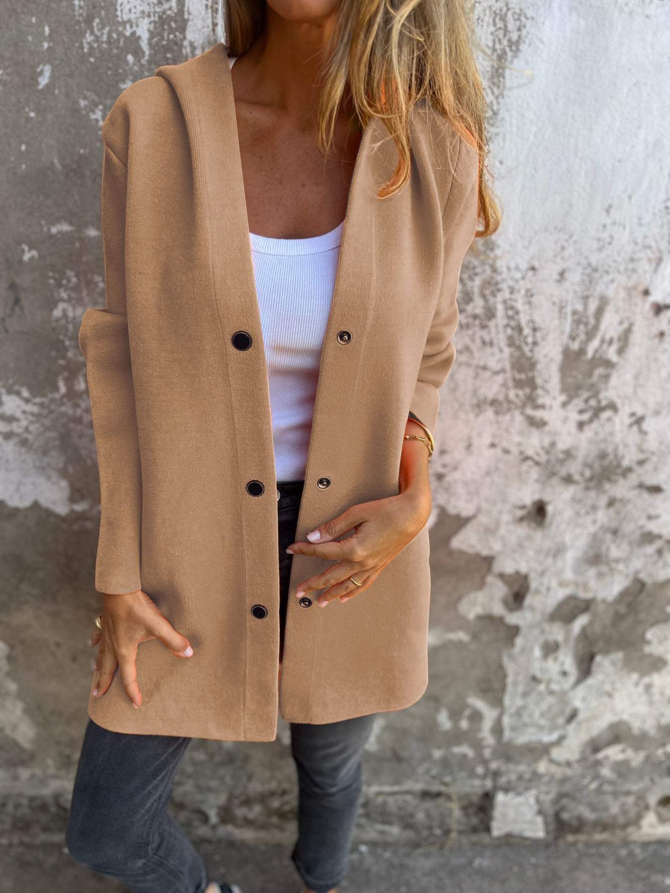 Classic Hooded Blazer