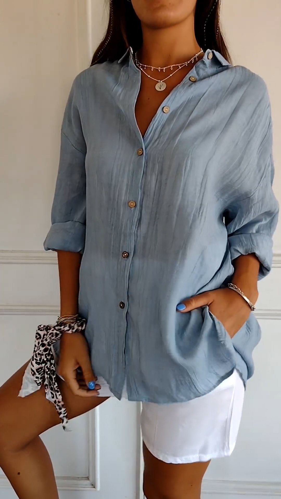 Elegant Oversized Blouse