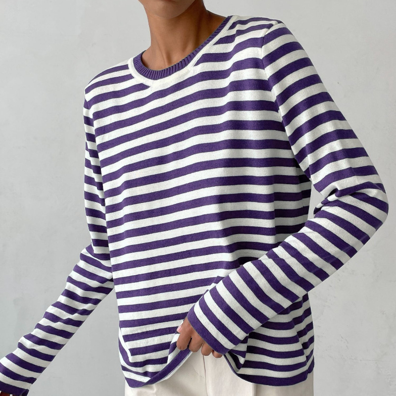 Long-Sleeved Striped Shirt