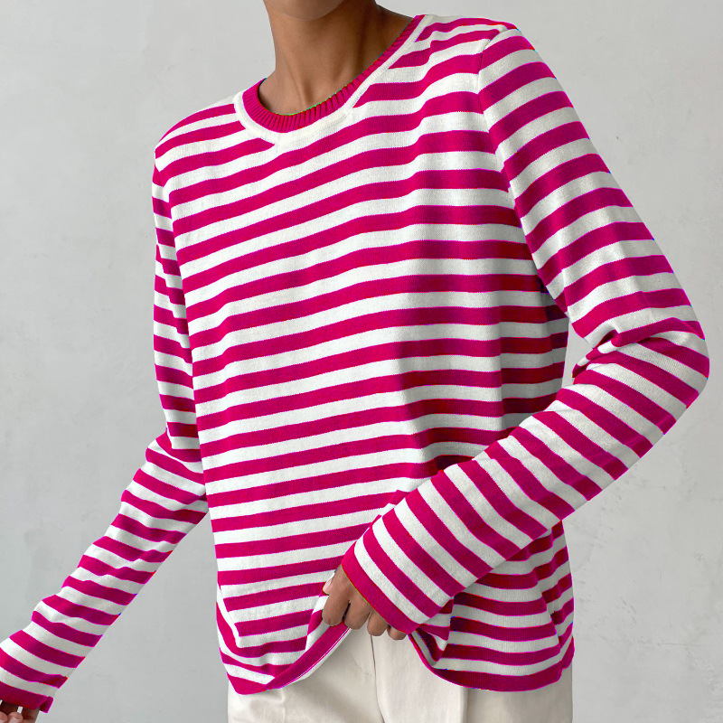 Long-Sleeved Striped Shirt