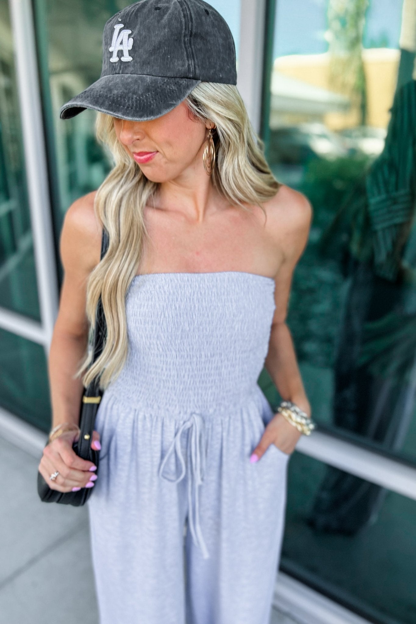 Trendy Off-Shoulder Jumpsuit