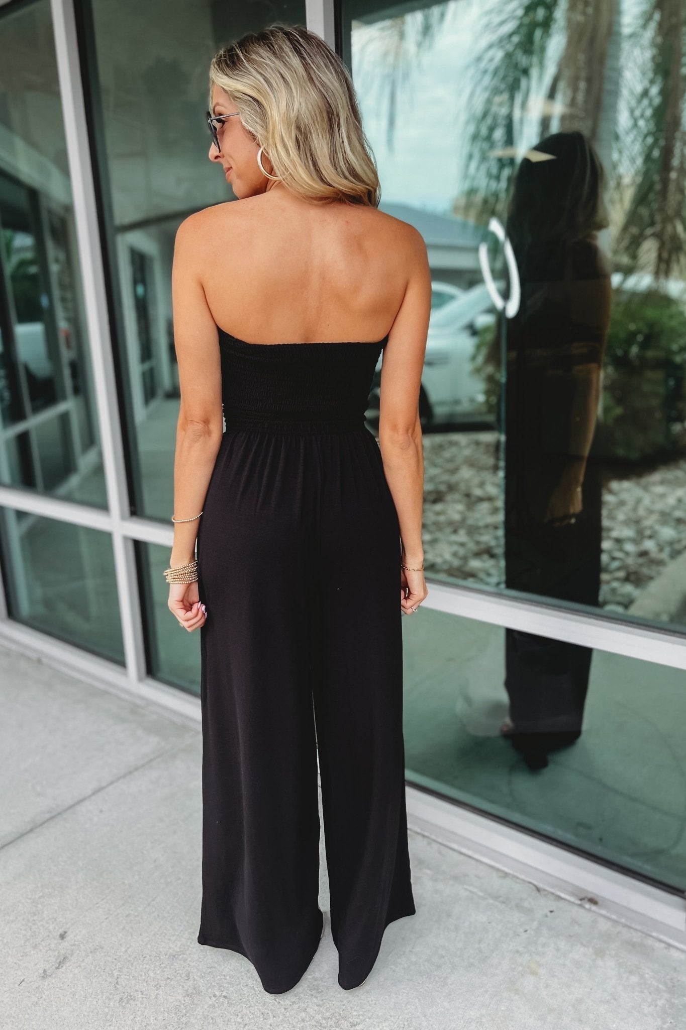 Trendy Off-Shoulder Jumpsuit