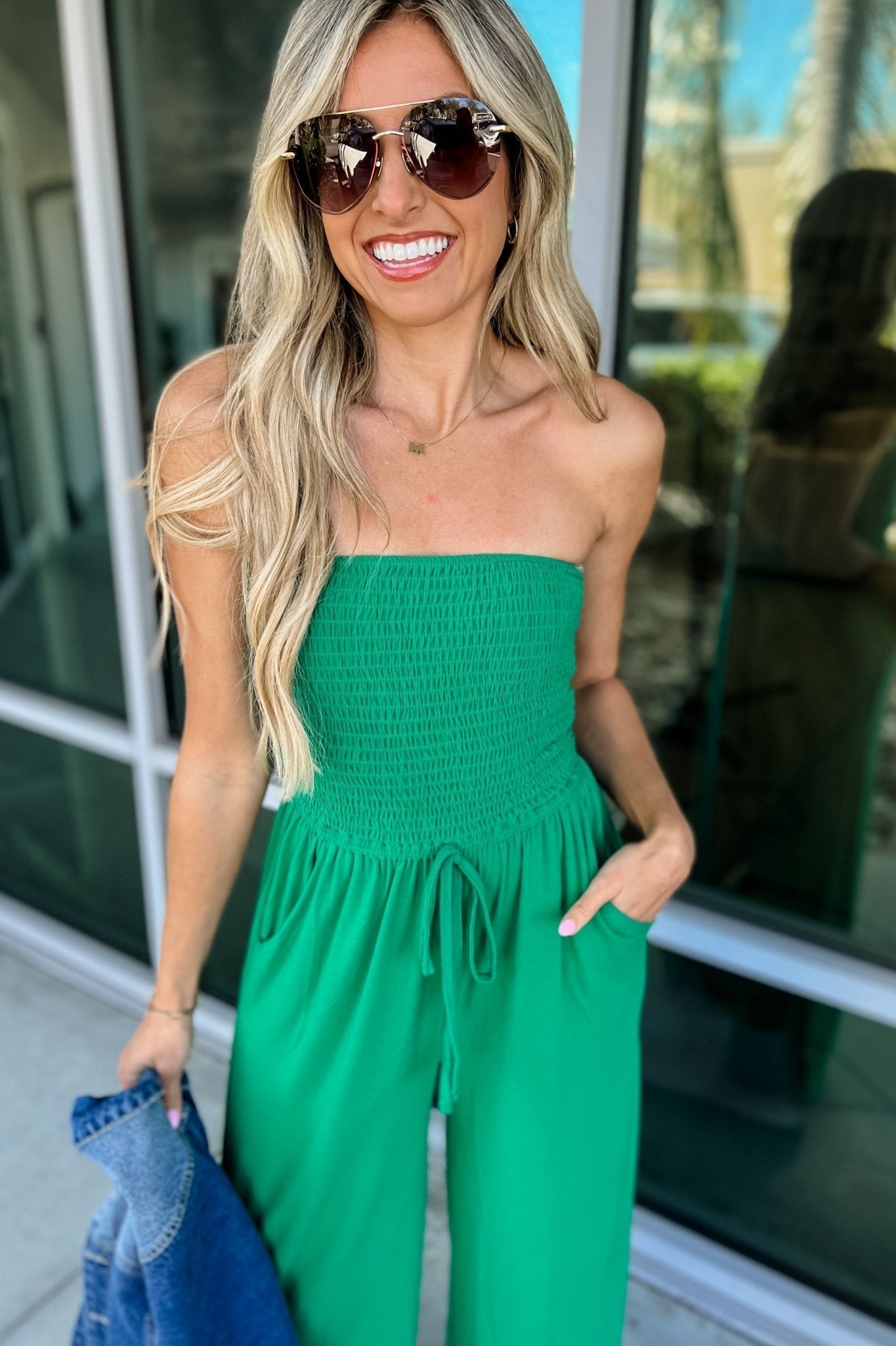 Trendy Off-Shoulder Jumpsuit